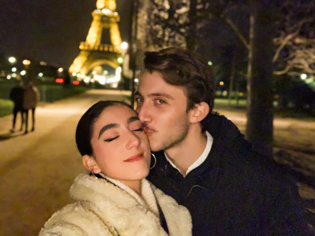 Honeymoon in Paris Eiffel Tower 